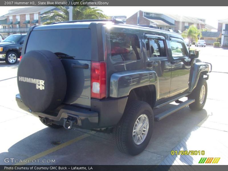 Slate Blue Metallic / Light Cashmere/Ebony 2007 Hummer H3