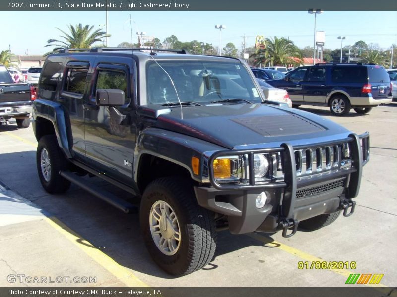 Slate Blue Metallic / Light Cashmere/Ebony 2007 Hummer H3