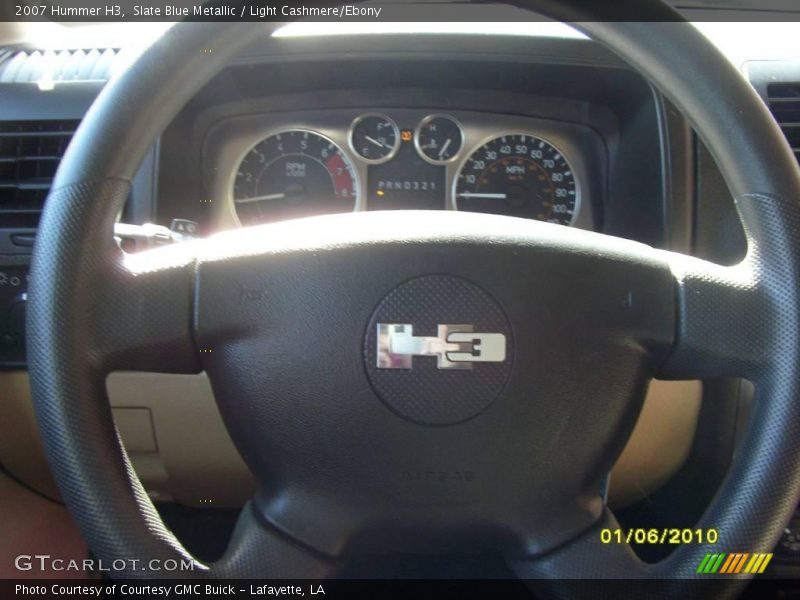 Slate Blue Metallic / Light Cashmere/Ebony 2007 Hummer H3
