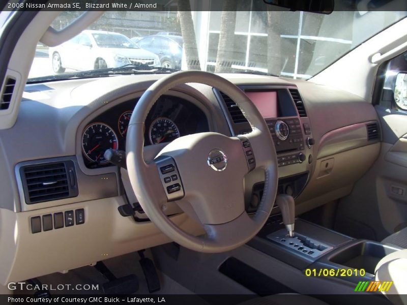 Blizzard White / Almond 2008 Nissan Armada SE