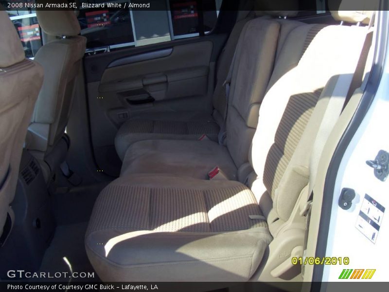 Blizzard White / Almond 2008 Nissan Armada SE