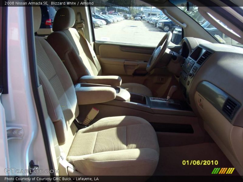 Blizzard White / Almond 2008 Nissan Armada SE