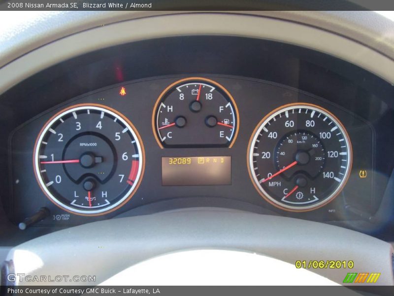 Blizzard White / Almond 2008 Nissan Armada SE