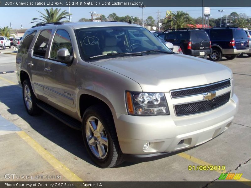 Gold Mist Metallic / Light Cashmere/Ebony 2007 Chevrolet Tahoe LTZ 4x4