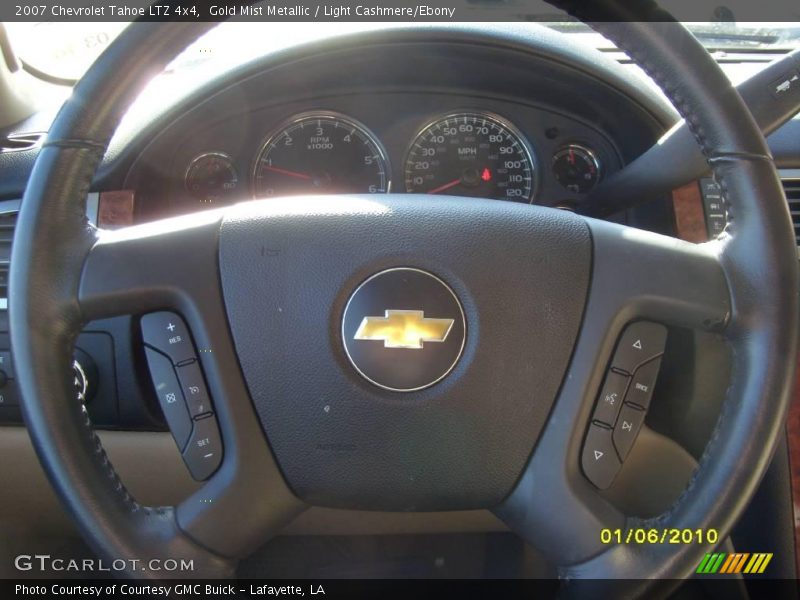 Gold Mist Metallic / Light Cashmere/Ebony 2007 Chevrolet Tahoe LTZ 4x4
