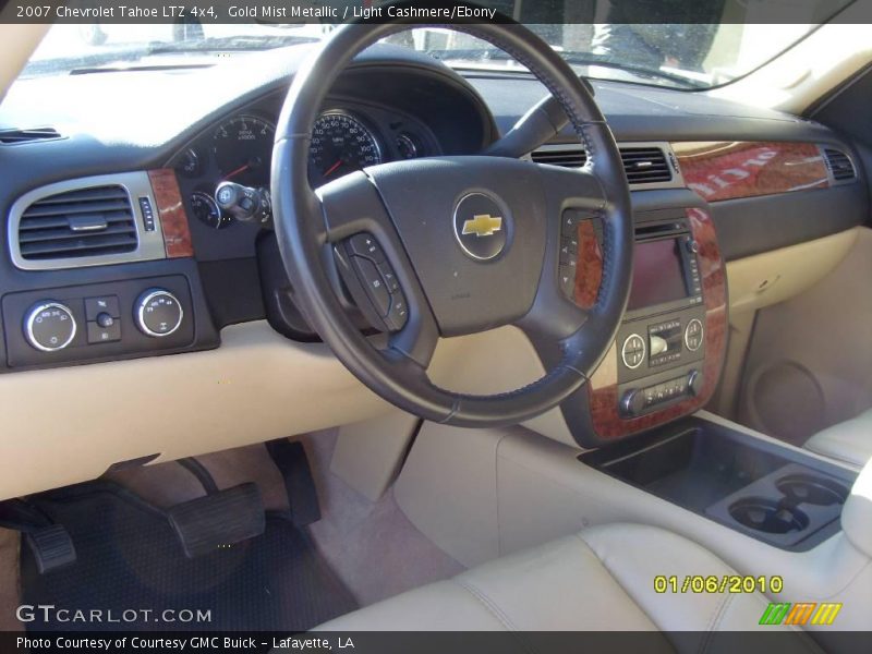 Gold Mist Metallic / Light Cashmere/Ebony 2007 Chevrolet Tahoe LTZ 4x4