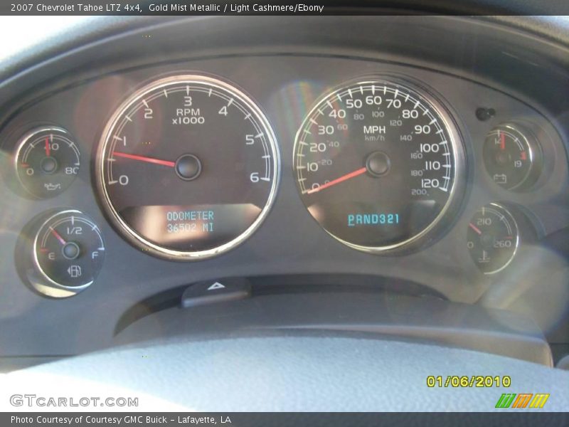 Gold Mist Metallic / Light Cashmere/Ebony 2007 Chevrolet Tahoe LTZ 4x4