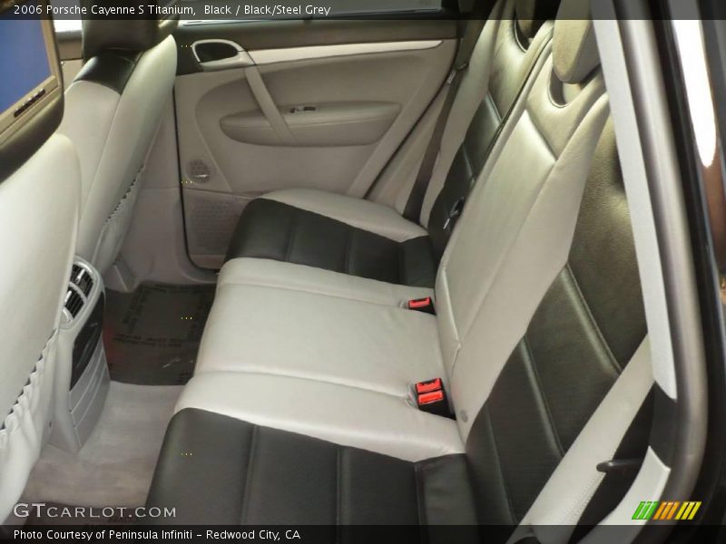 Black / Black/Steel Grey 2006 Porsche Cayenne S Titanium
