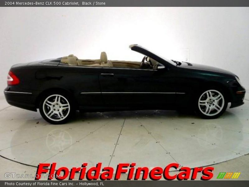 Black / Stone 2004 Mercedes-Benz CLK 500 Cabriolet