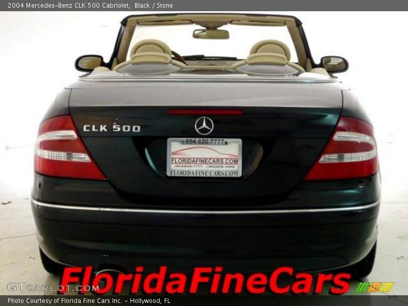 Black / Stone 2004 Mercedes-Benz CLK 500 Cabriolet