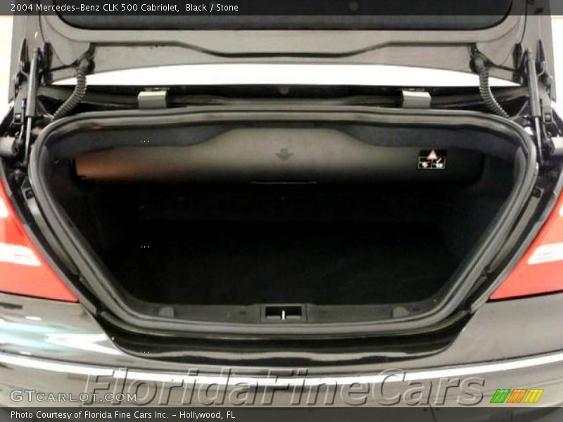 Black / Stone 2004 Mercedes-Benz CLK 500 Cabriolet