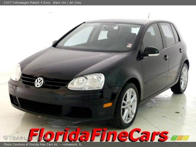 Black Uni / Art Grey 2007 Volkswagen Rabbit 4 Door
