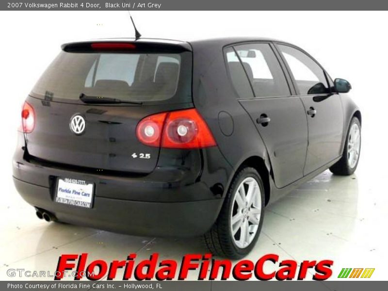 Black Uni / Art Grey 2007 Volkswagen Rabbit 4 Door