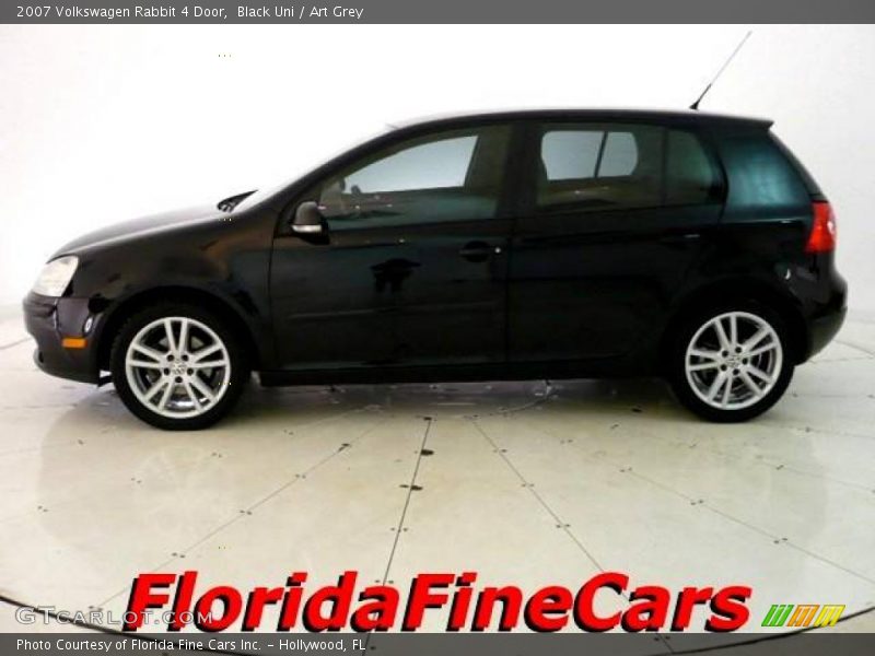 Black Uni / Art Grey 2007 Volkswagen Rabbit 4 Door