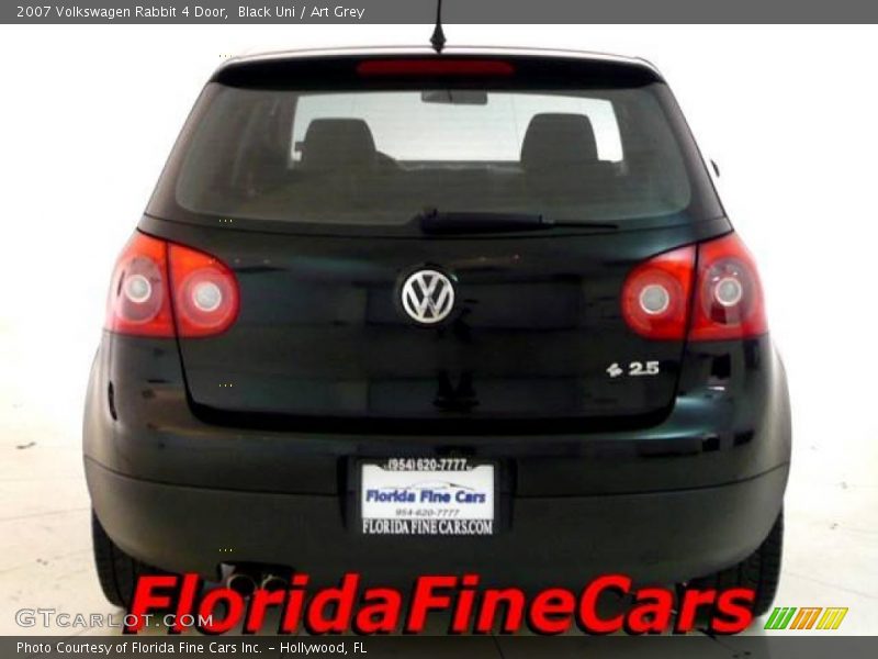 Black Uni / Art Grey 2007 Volkswagen Rabbit 4 Door
