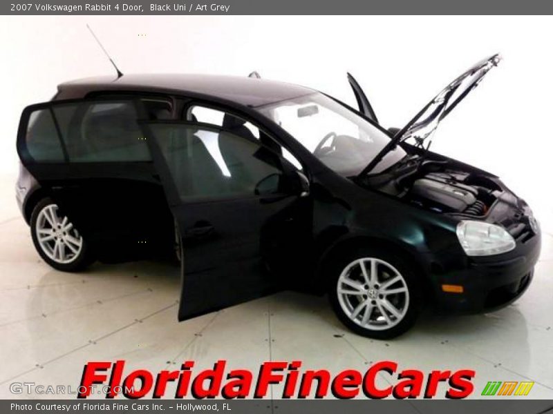 Black Uni / Art Grey 2007 Volkswagen Rabbit 4 Door