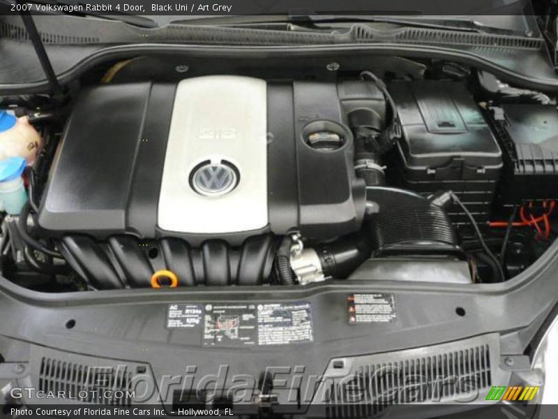 Black Uni / Art Grey 2007 Volkswagen Rabbit 4 Door