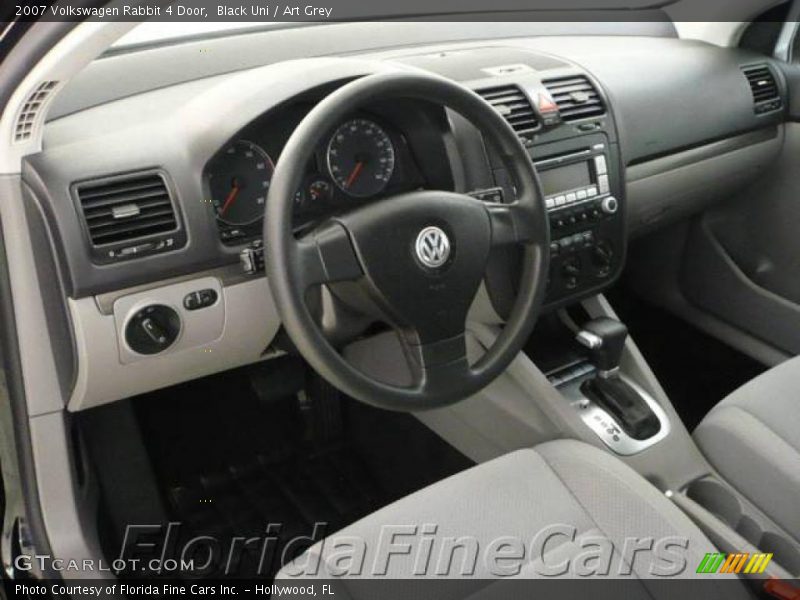 Black Uni / Art Grey 2007 Volkswagen Rabbit 4 Door