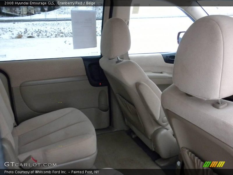Cranberry Red / Beige 2008 Hyundai Entourage GLS