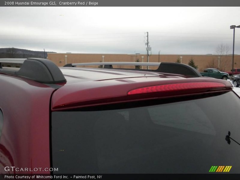 Cranberry Red / Beige 2008 Hyundai Entourage GLS
