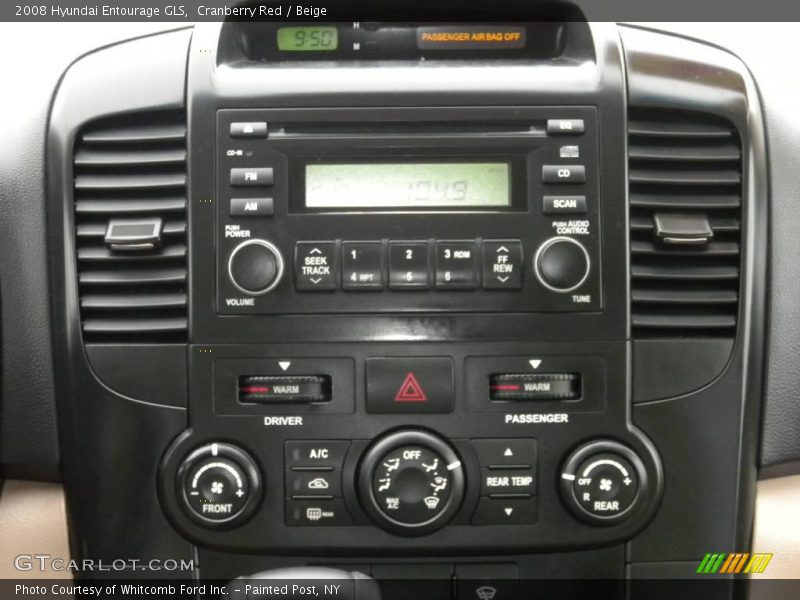 Cranberry Red / Beige 2008 Hyundai Entourage GLS