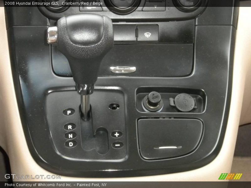 Cranberry Red / Beige 2008 Hyundai Entourage GLS