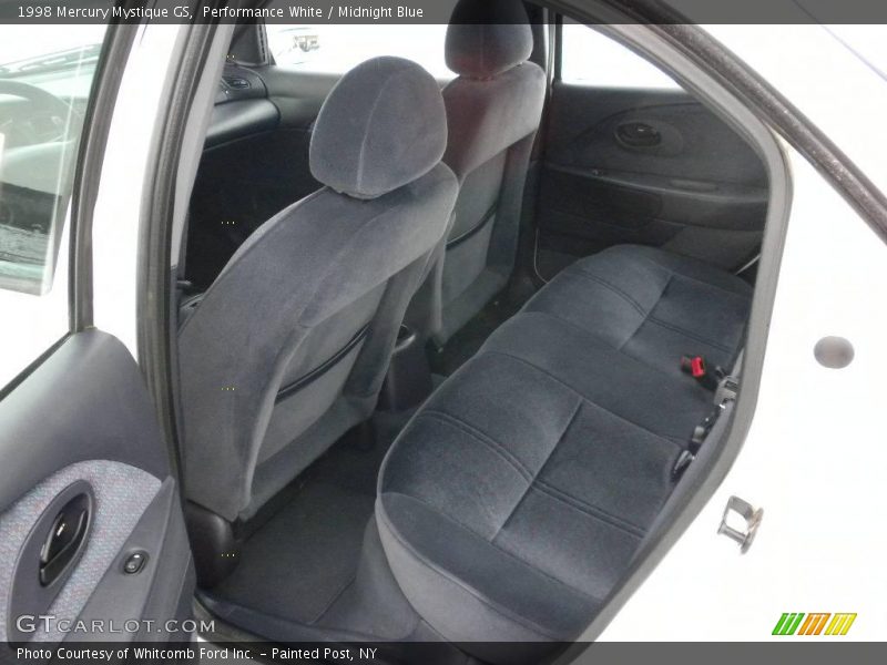 Performance White / Midnight Blue 1998 Mercury Mystique GS