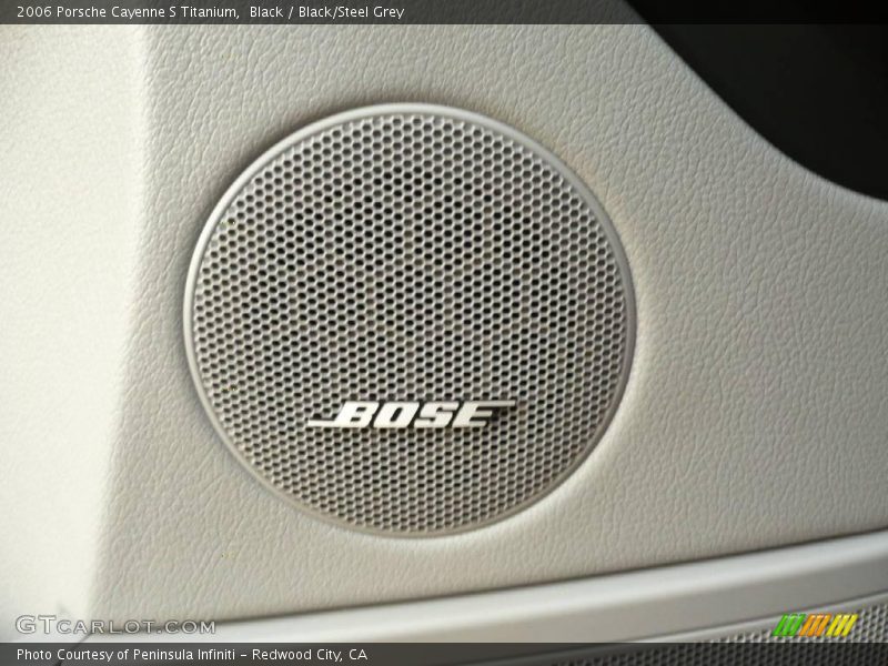 Black / Black/Steel Grey 2006 Porsche Cayenne S Titanium