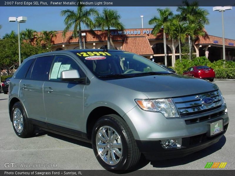 Pewter Metallic / Medium Light Stone 2007 Ford Edge SEL Plus