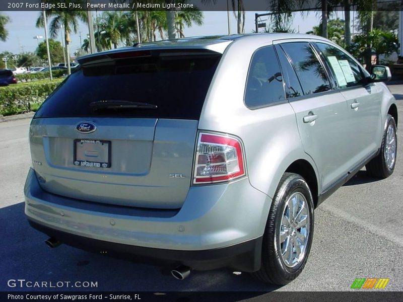 Pewter Metallic / Medium Light Stone 2007 Ford Edge SEL Plus