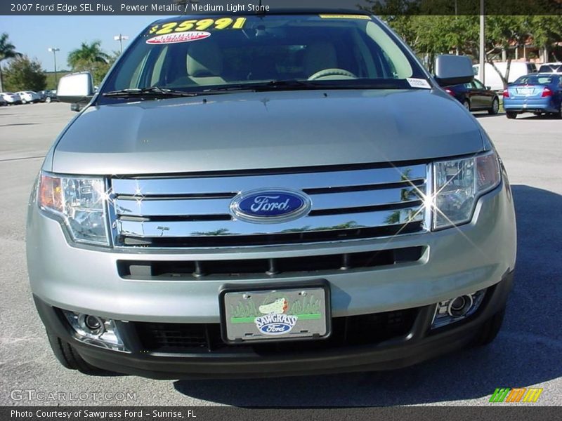 Pewter Metallic / Medium Light Stone 2007 Ford Edge SEL Plus
