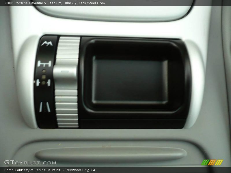 Black / Black/Steel Grey 2006 Porsche Cayenne S Titanium