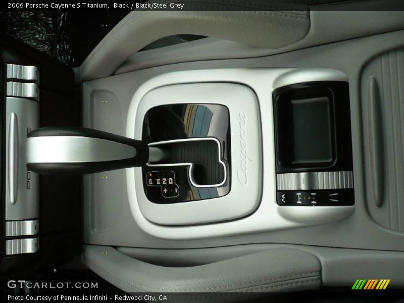 Black / Black/Steel Grey 2006 Porsche Cayenne S Titanium