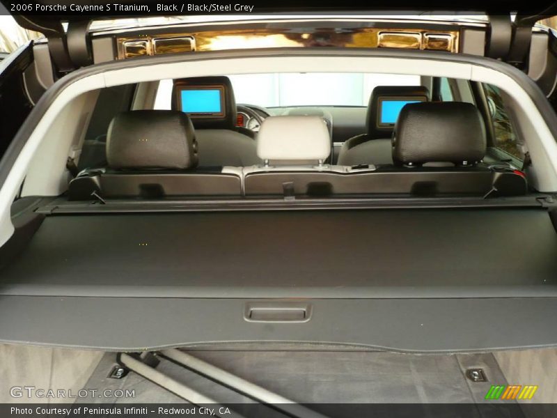 Black / Black/Steel Grey 2006 Porsche Cayenne S Titanium