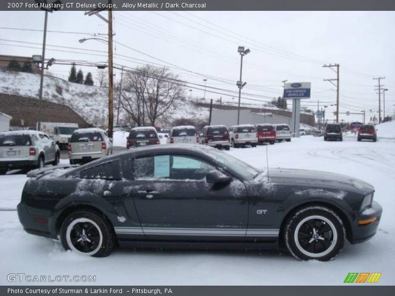 Alloy Metallic / Dark Charcoal 2007 Ford Mustang GT Deluxe Coupe