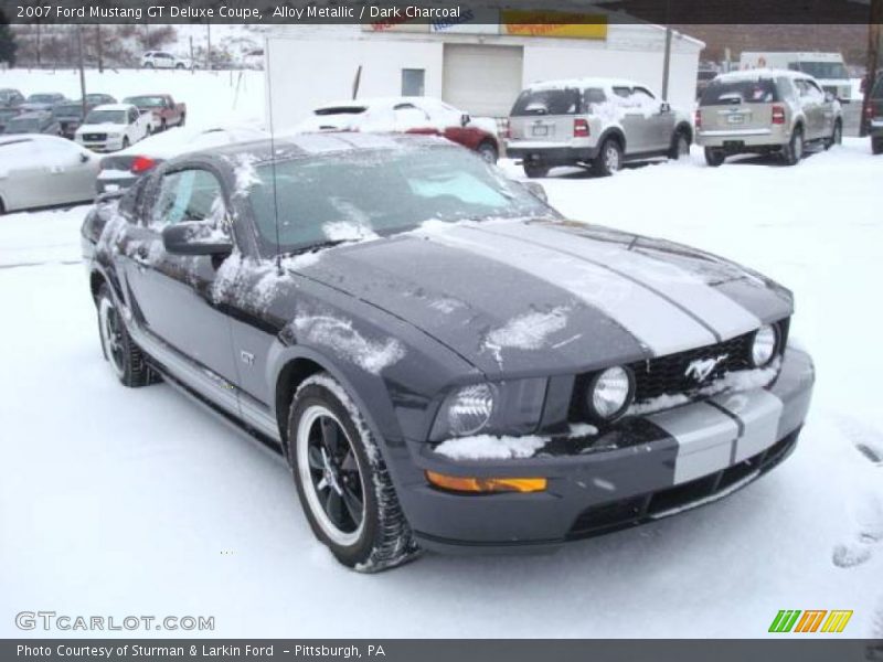 Alloy Metallic / Dark Charcoal 2007 Ford Mustang GT Deluxe Coupe
