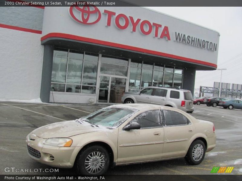 Taupe Frost Metallic / Taupe 2001 Chrysler Sebring LX Sedan