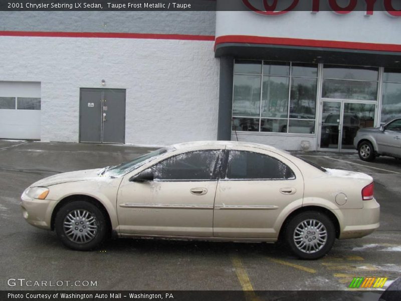Taupe Frost Metallic / Taupe 2001 Chrysler Sebring LX Sedan