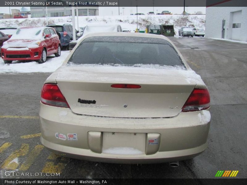 Taupe Frost Metallic / Taupe 2001 Chrysler Sebring LX Sedan