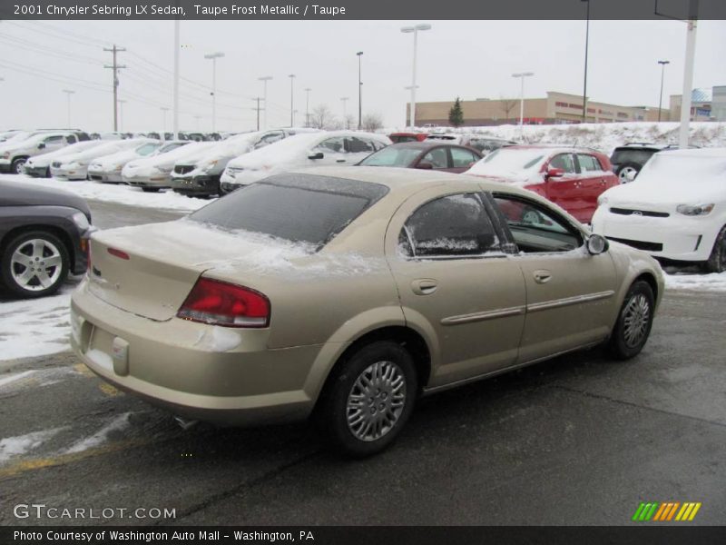 Taupe Frost Metallic / Taupe 2001 Chrysler Sebring LX Sedan