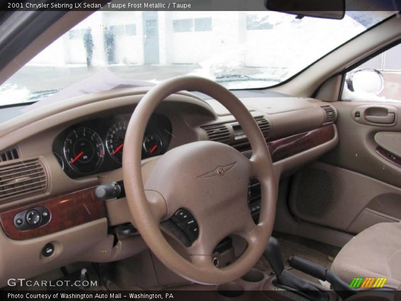 Taupe Frost Metallic / Taupe 2001 Chrysler Sebring LX Sedan