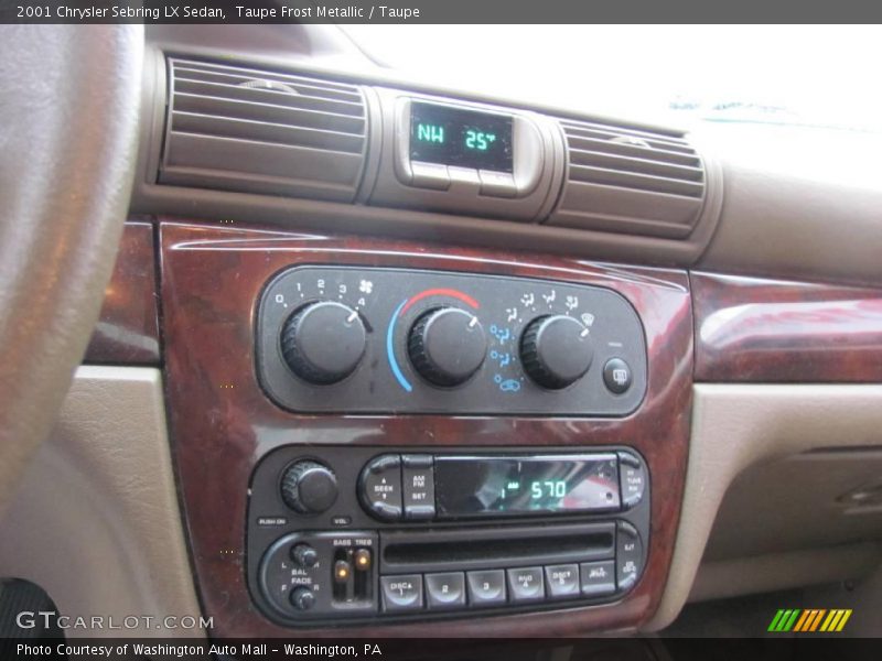 Taupe Frost Metallic / Taupe 2001 Chrysler Sebring LX Sedan