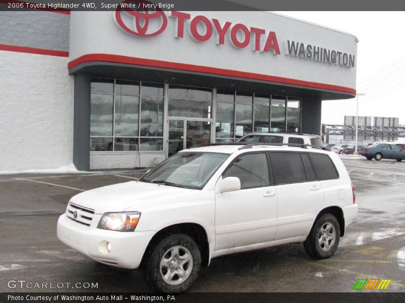 Super White / Ivory Beige 2006 Toyota Highlander 4WD