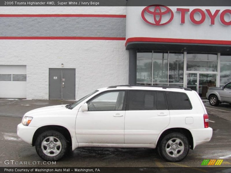 Super White / Ivory Beige 2006 Toyota Highlander 4WD