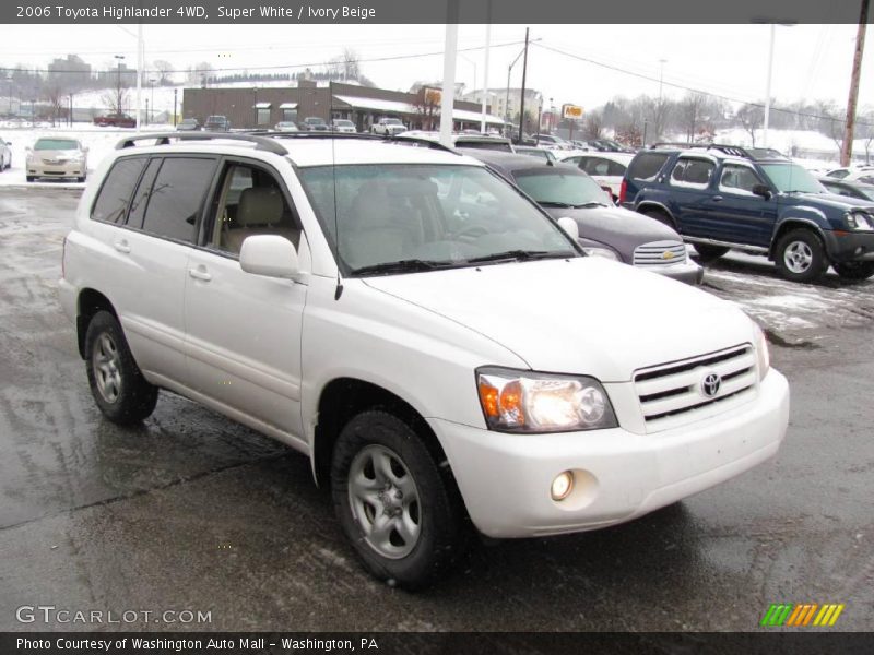 Super White / Ivory Beige 2006 Toyota Highlander 4WD