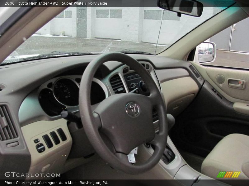 Super White / Ivory Beige 2006 Toyota Highlander 4WD