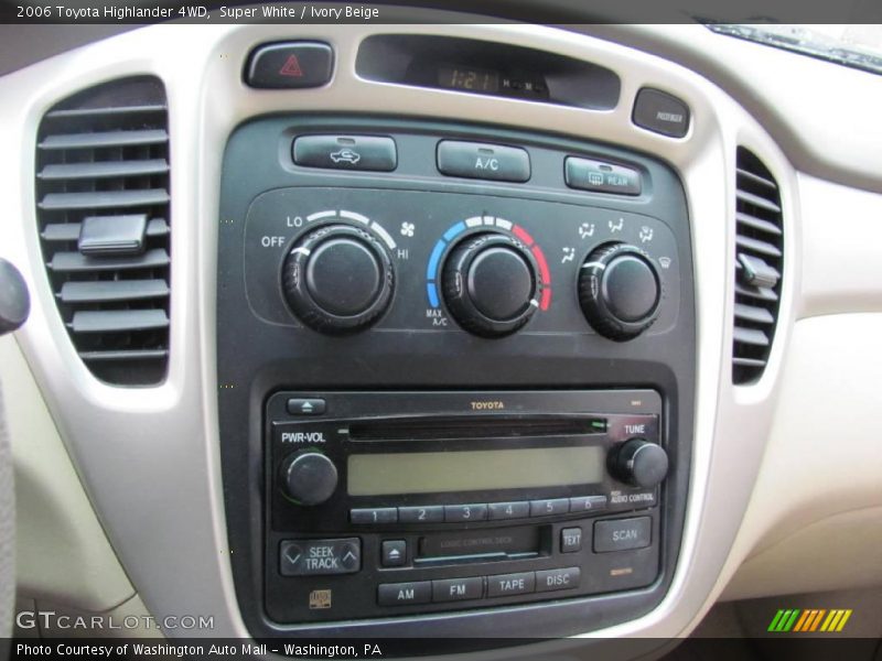 Super White / Ivory Beige 2006 Toyota Highlander 4WD