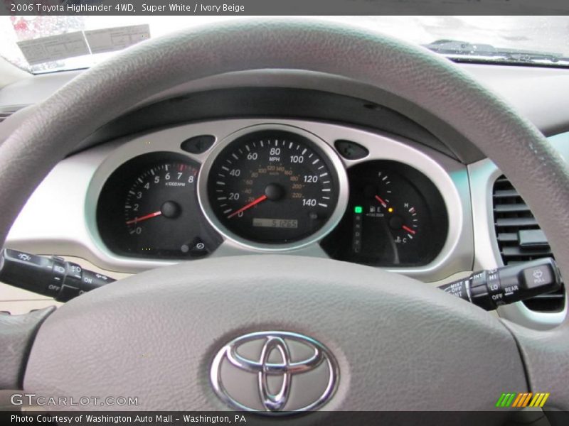 Super White / Ivory Beige 2006 Toyota Highlander 4WD