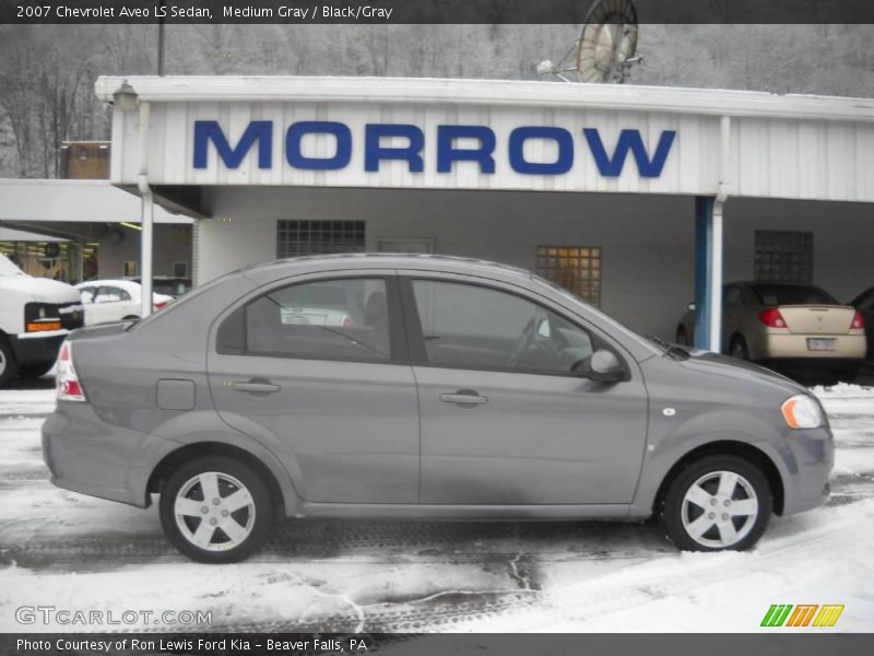 Medium Gray / Black/Gray 2007 Chevrolet Aveo LS Sedan
