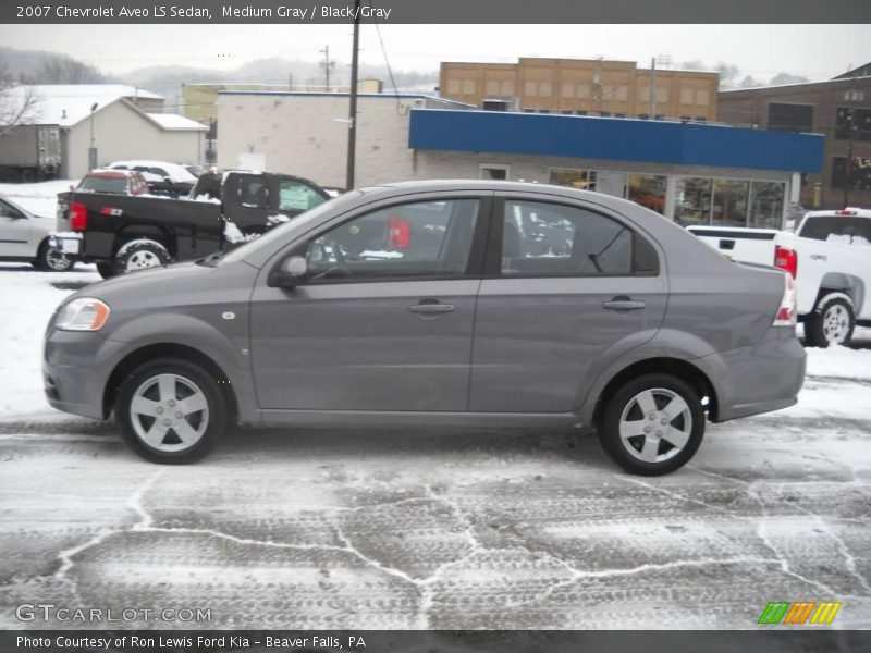 Medium Gray / Black/Gray 2007 Chevrolet Aveo LS Sedan